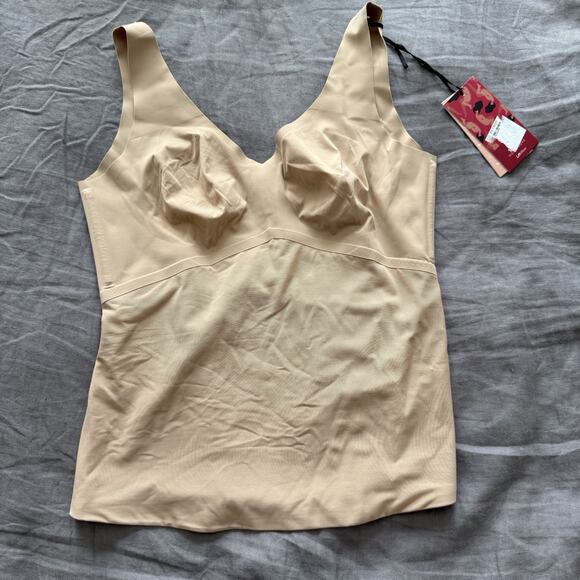 Honey Love Liftwear Tank Top Cami Wire Free Lined Shapewear - Picture 6 of 9